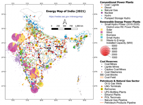 GIS Energy Map For Resource And Infra Planning