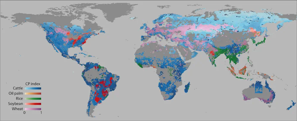 Mapping The Conflict Between Farming And Biodiversity