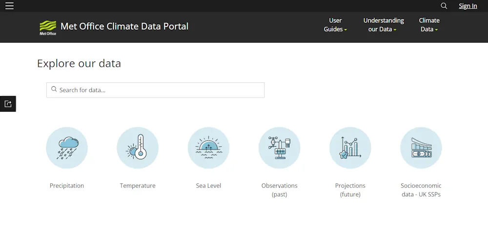 Met Office Launches Climate Data Portal