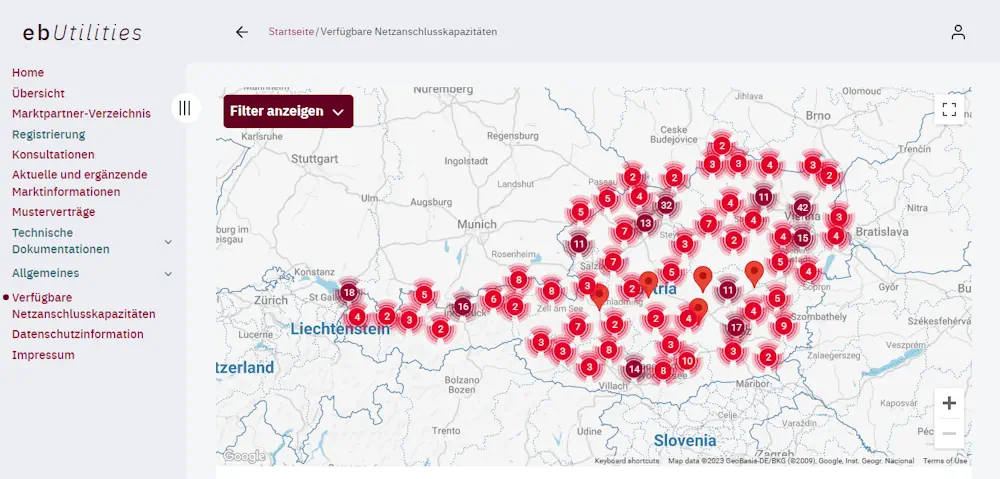 Austria Publishes Map Of Locations With Available Grid Capacity For PV