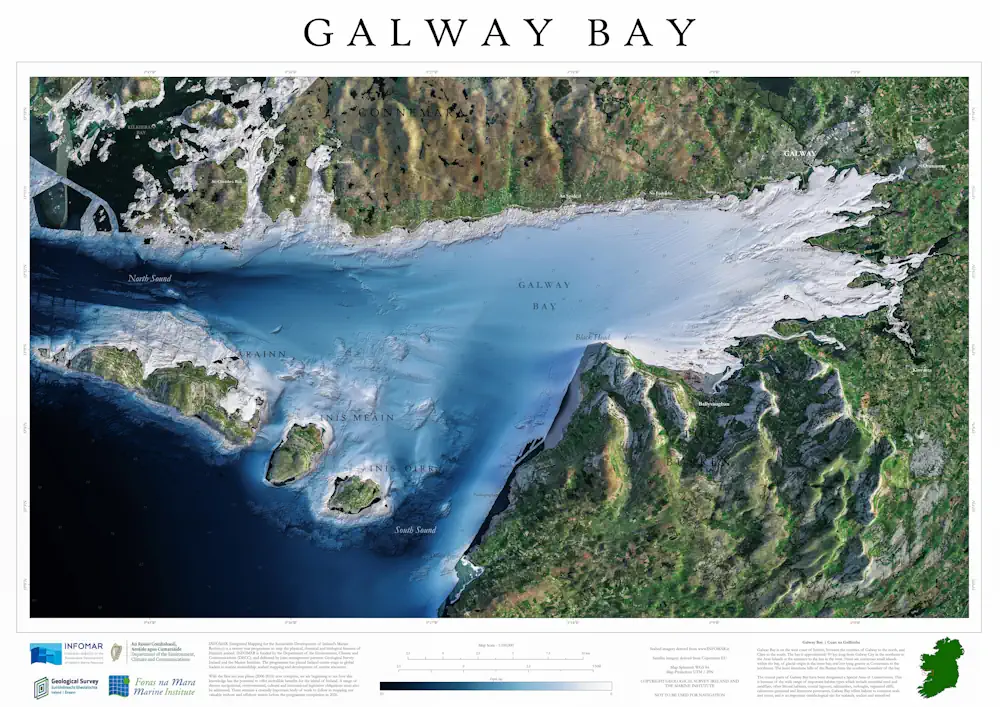 INFOMAR Launches Blue Scale Map Series Showcasing Ireland’s Coastal Depths In Unprecedented Detail