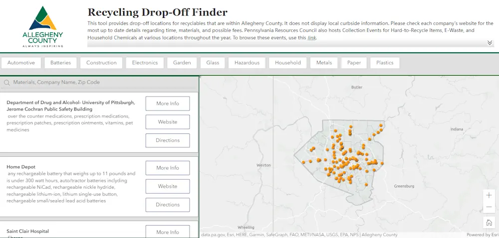 New Pittsburgh Database Can Help You Find Recycling Locations