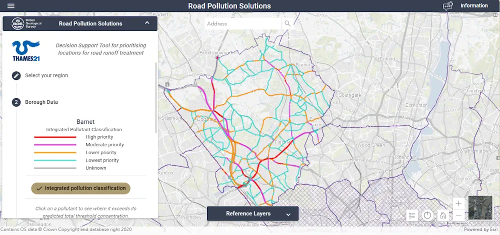 London Pollution Maps Shows Worst Areas For Road Run-Off Pollution