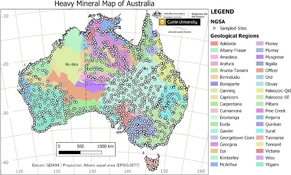 Mapping Australia’s Heavy Minerals In World-First