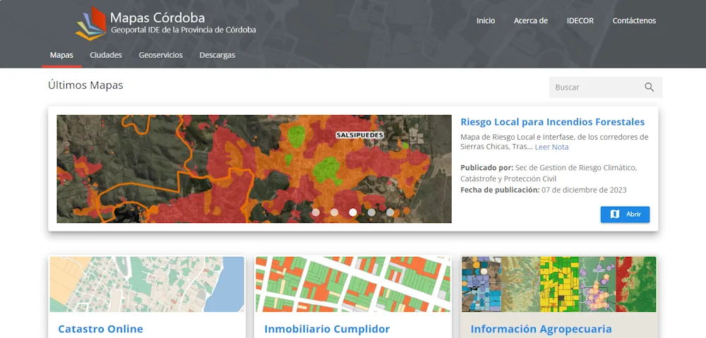 Presentan Mapas De Siete Cultivos Con Información Georreferenciada De Superficie Sembrada En Córdoba