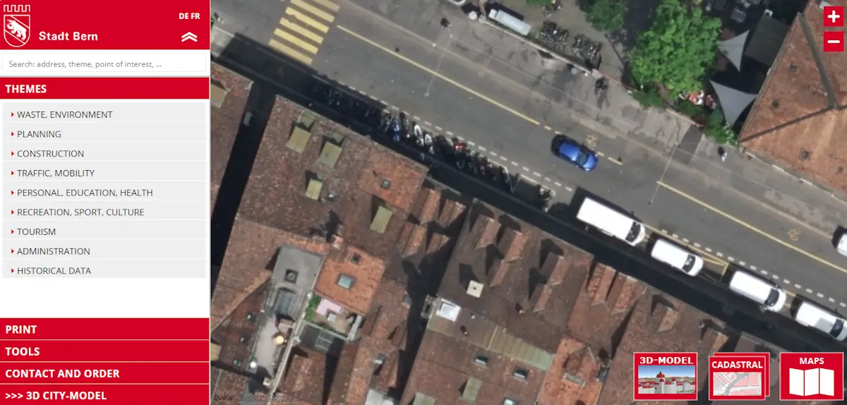 Neue Luftbilder Der Stadt Bern Sind Verfügbar
