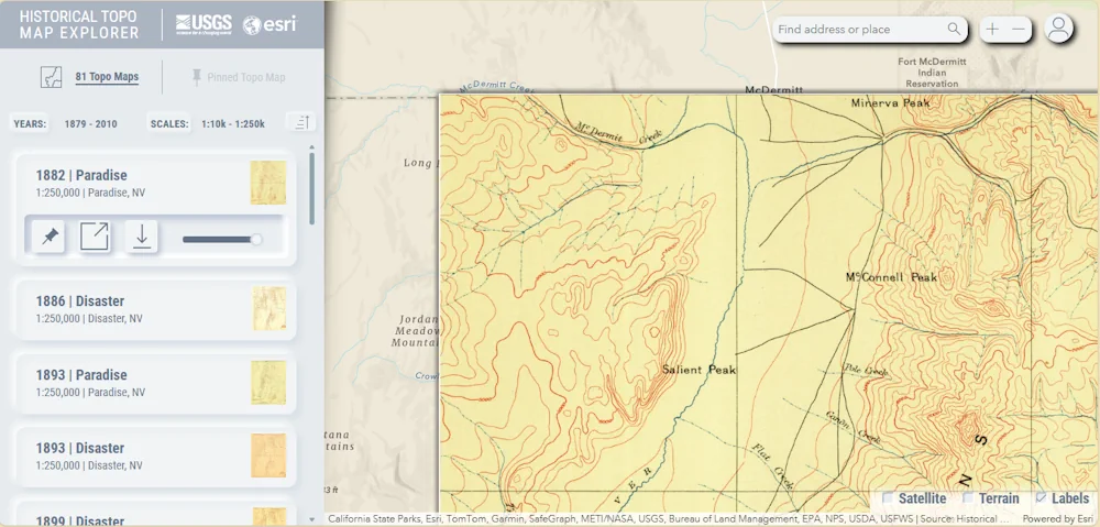 Access Over 181,000 USGS Historical Topographic Maps