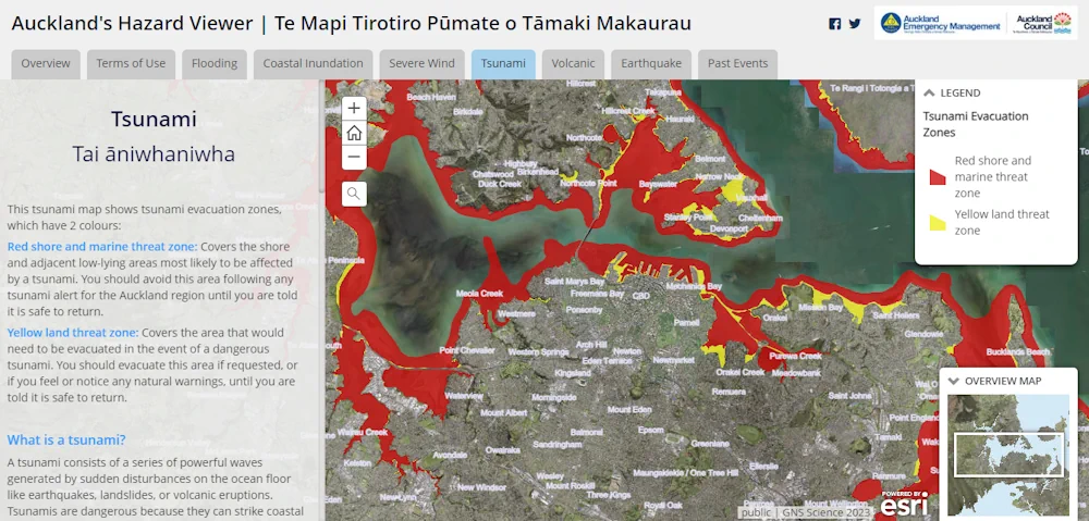 Auckland Tsunami Map Refreshed
