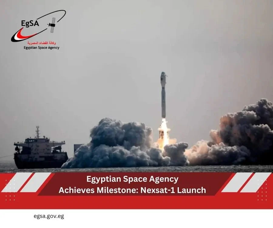 Egypt Launches Nexsat-1 Satellite From China