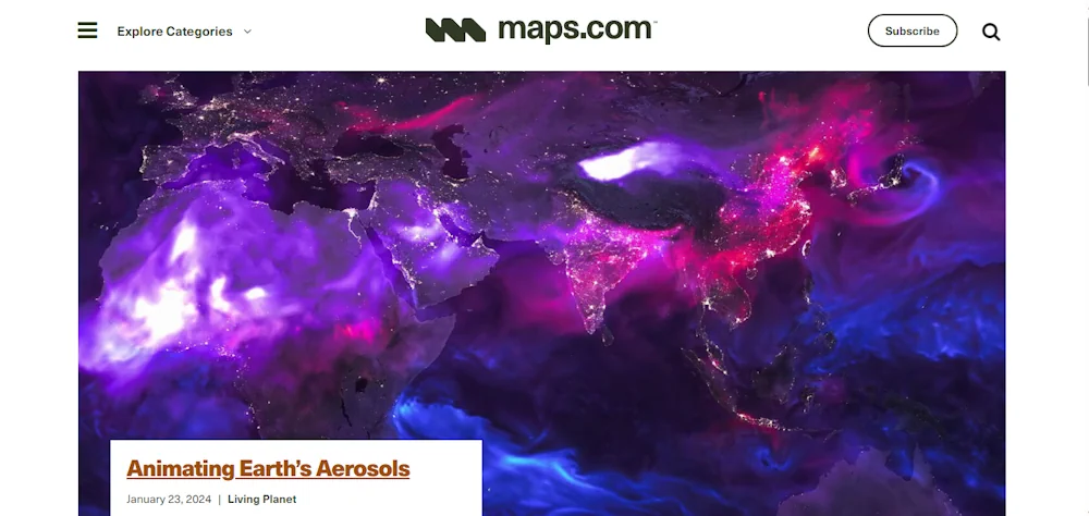 Esri Launches Maps.Com, A Content Platform For Creators Demonstrating The Power Of Maps