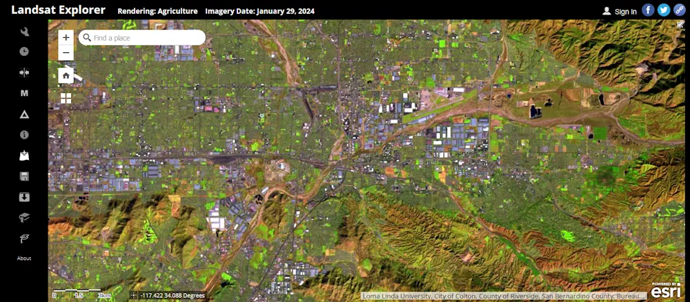 Esri Releases New Landsat Satellite Data App To View And Analyze Land Changes