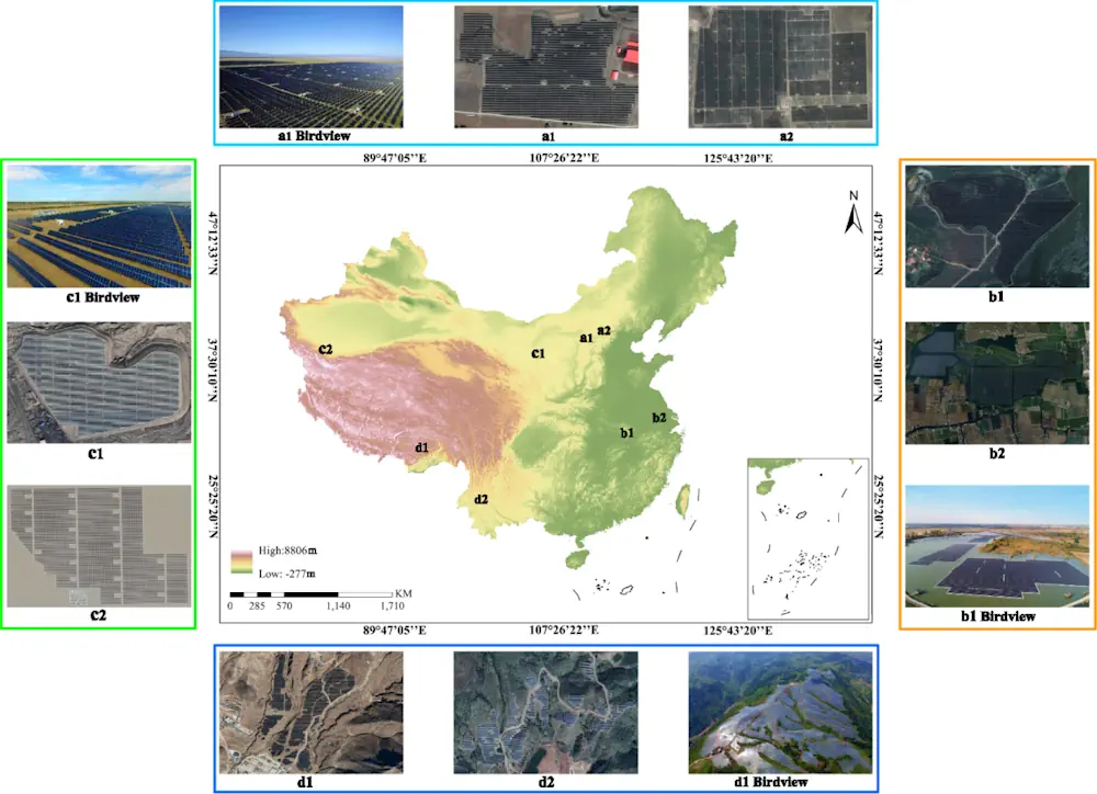 Online Map For Ground Mounted Solar Plants In China