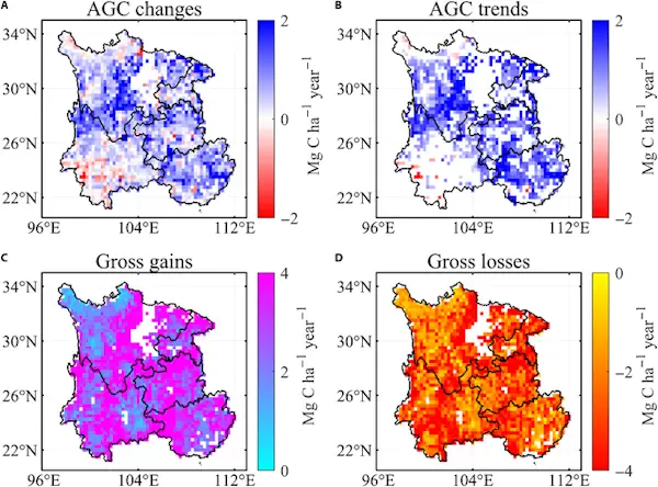 Satellite Data Illuminate Carbon Sequestration Success In Drought-Stricken Southwest China