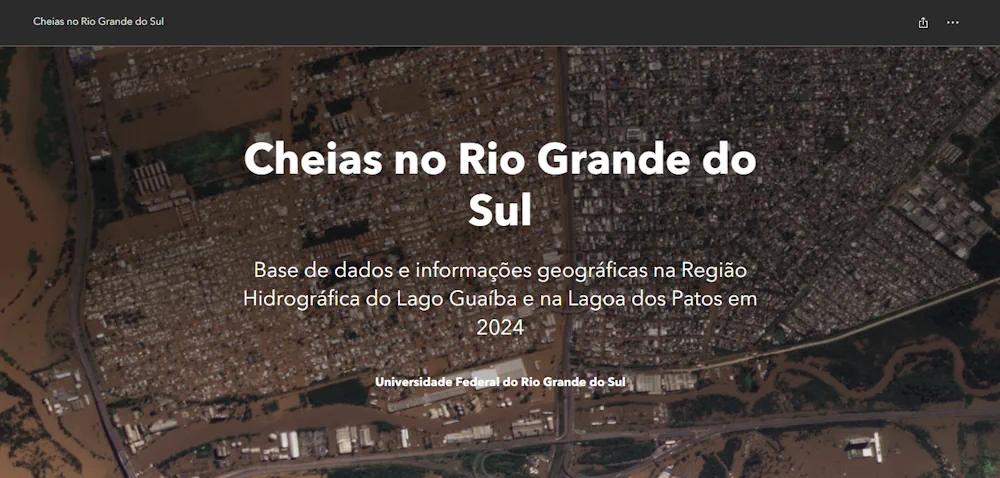 Mapas Da UFRGS Mostram Dimensão Da Enchente No Rio Grande Do Sul